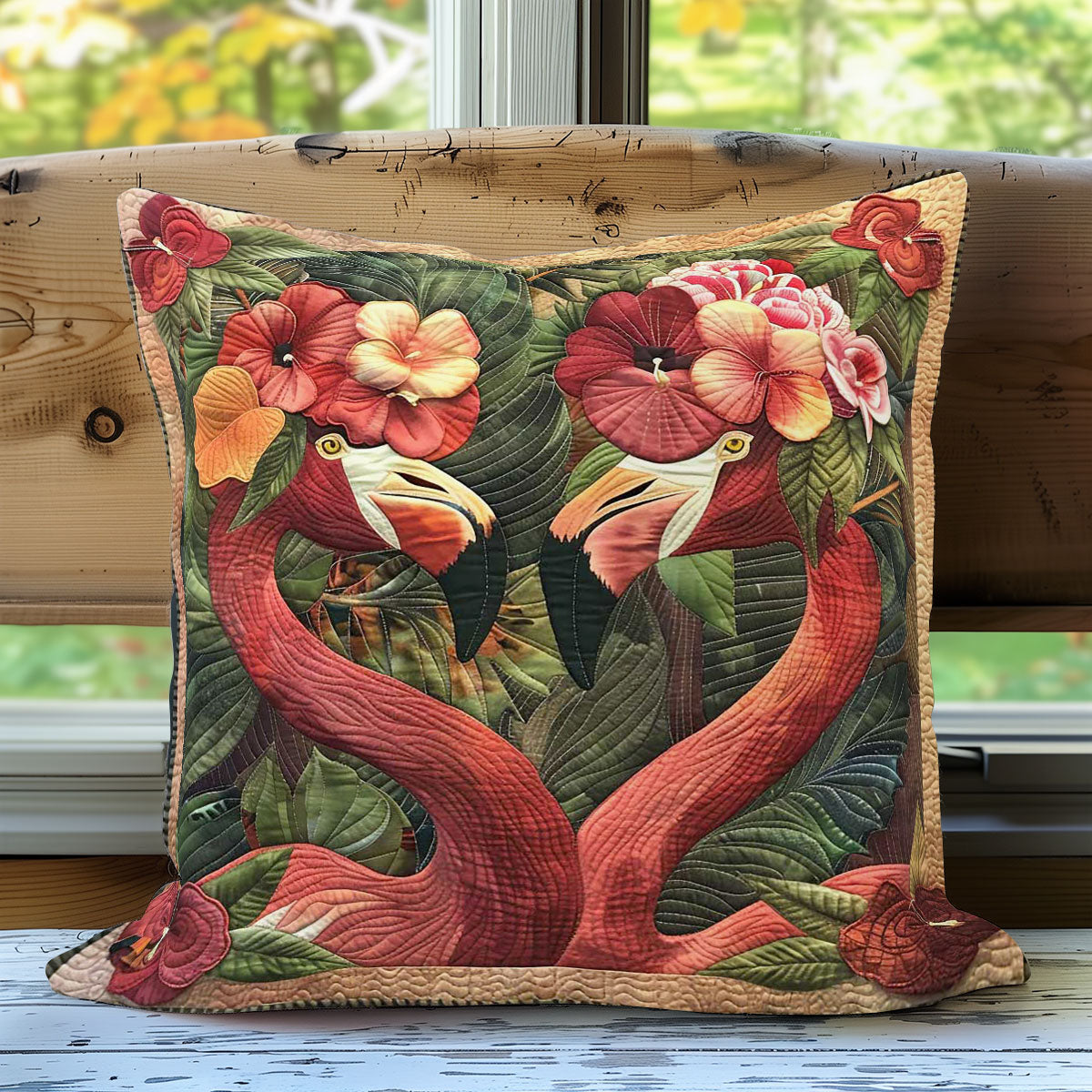 Flamingo Romance WN2907066CL Pillow Case