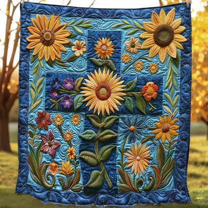 Floral Cross SR1508001CL Quilt