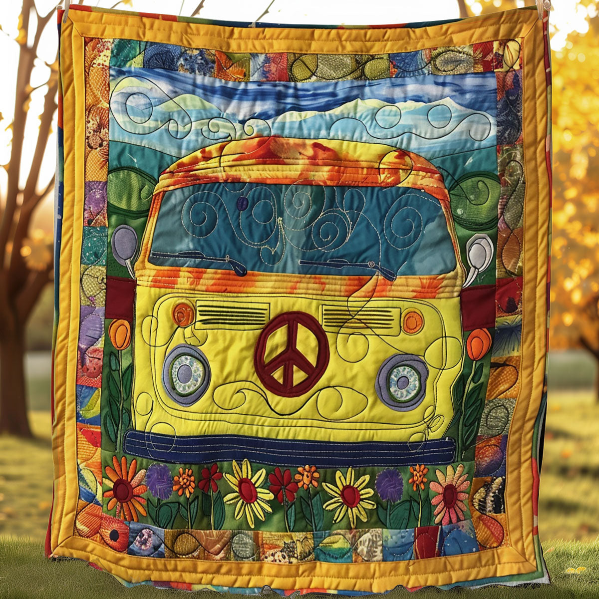 Floral Peace Van SR1408025CL Quilt