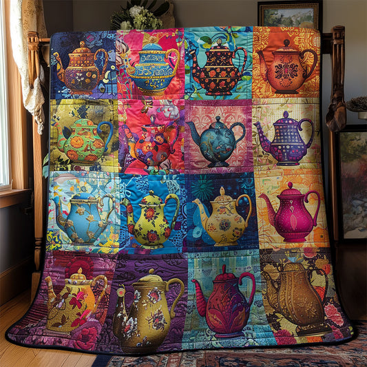 Florals Decoring Teapot WM2308001CL Quilt