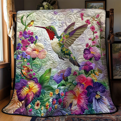Florals Hummingbird WM2308092CL Quilt