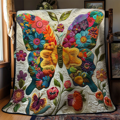 Florals Wings WM2308086CL Quilt