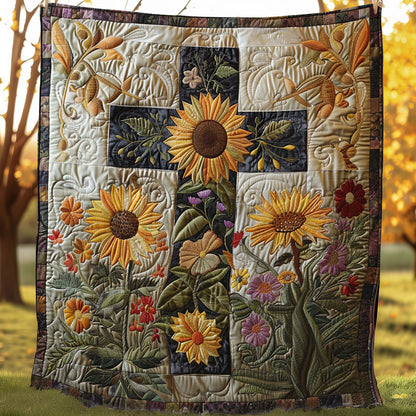 Flower Cross SR1508009CL Quilt