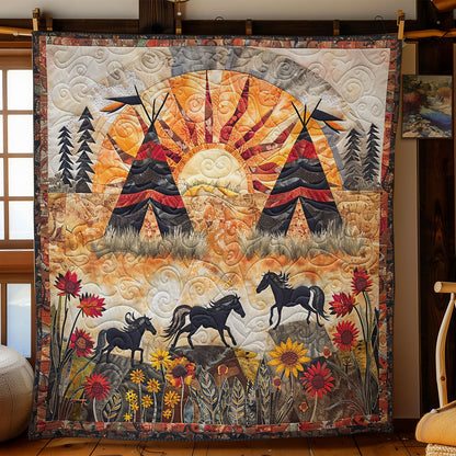 Flower Pasture Horse SR2608013CL Quilt