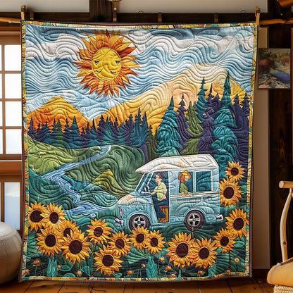 Flower Powered Camper WN1008037CL Quilt