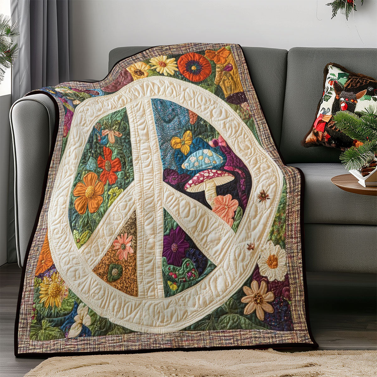 Flowers Hippie WM0308002CL Quilt