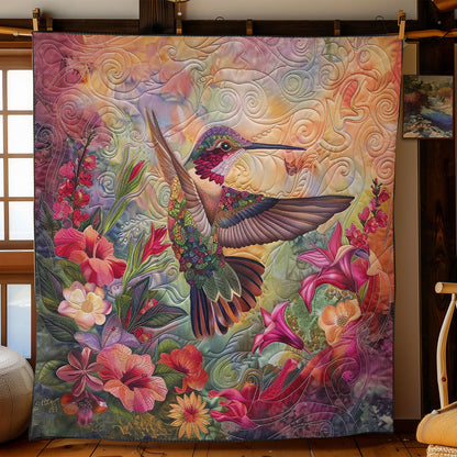 Flowers Hummingbird SR1908004CL Quilt