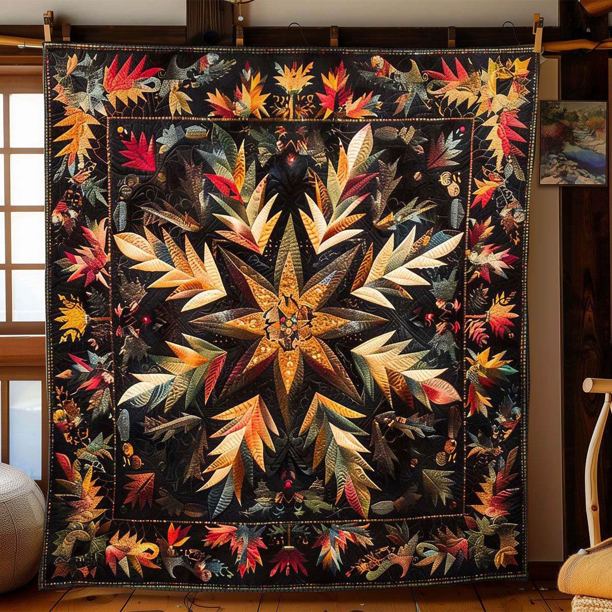 Forest Flames WN1608008CL Quilt
