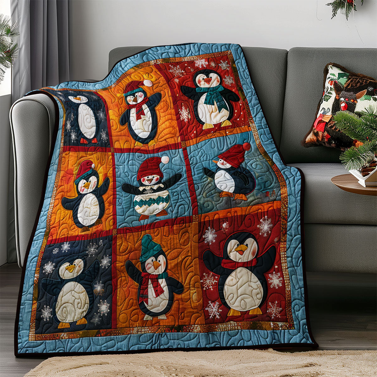 Friendly Penguins SR1908030CL Quilt