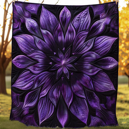 Gentle Purple Flower SR1608041CL Quilt