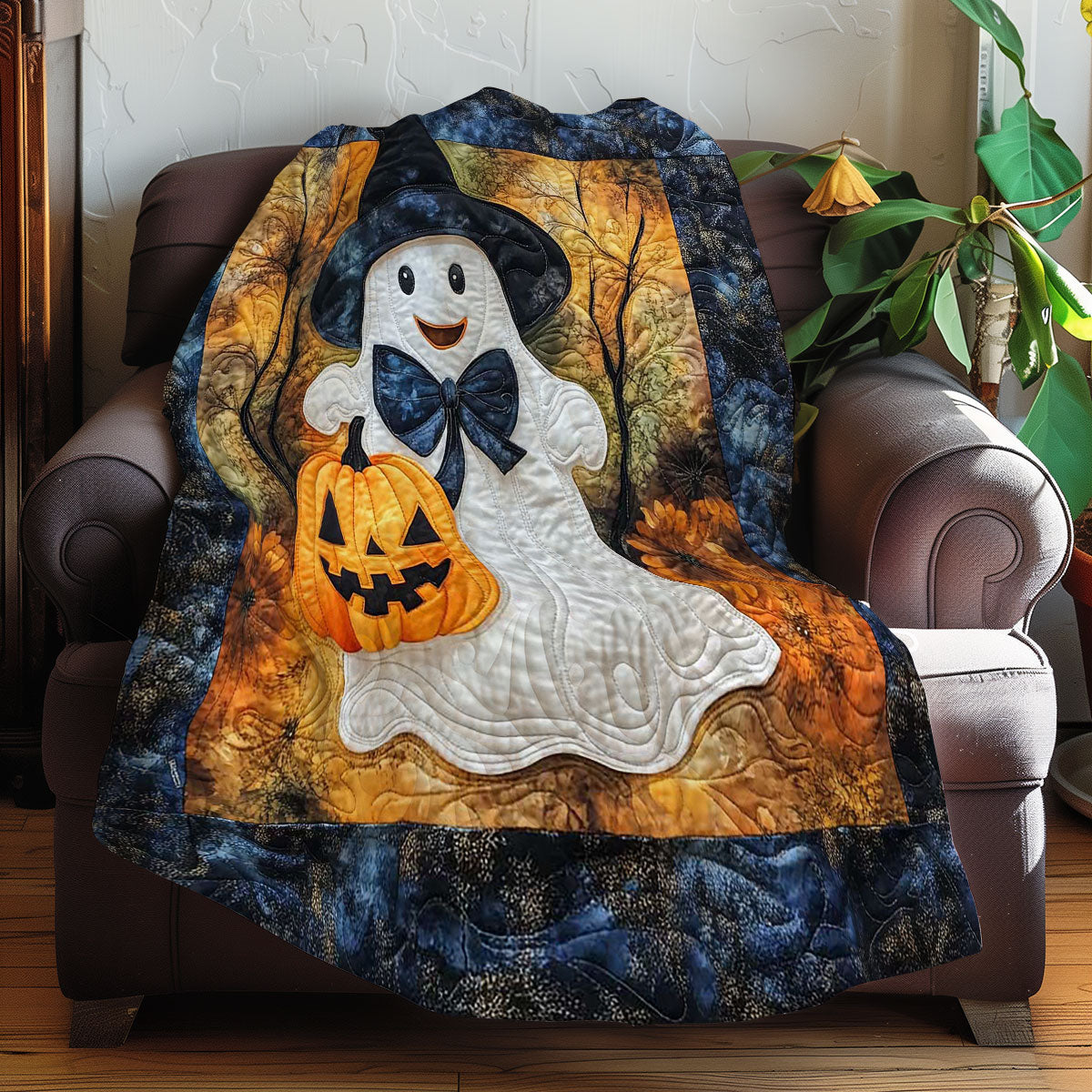 Ghost Witch And Pumpkin WN3107023CL Quilt