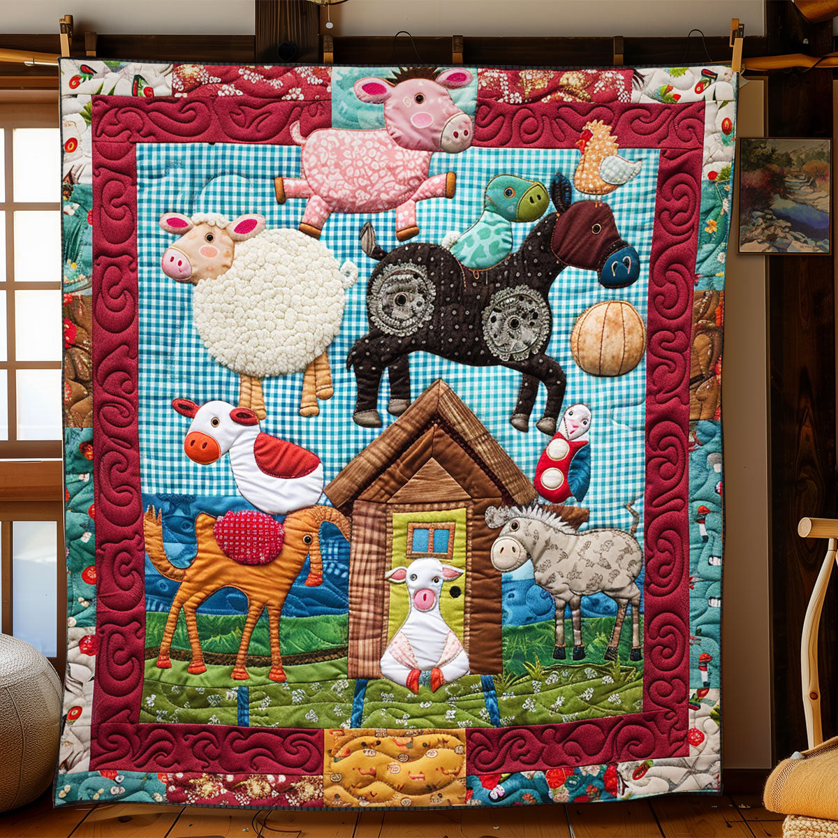 Giggling Farm WN2208117CL Quilt