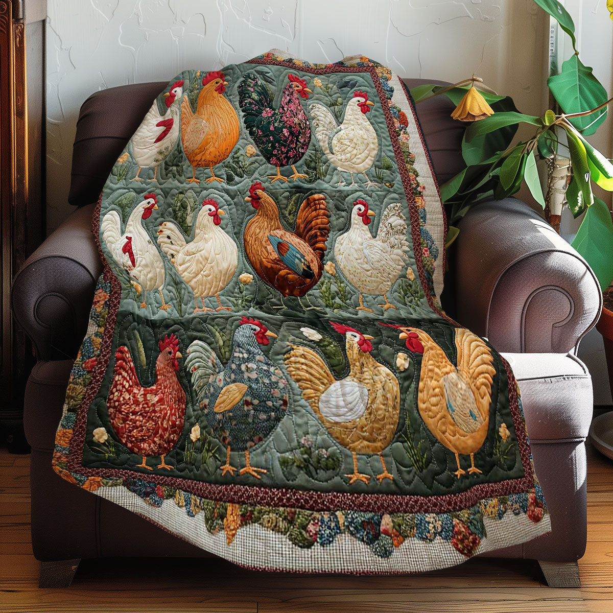 Giggling Hens WN0508042CL Quilt