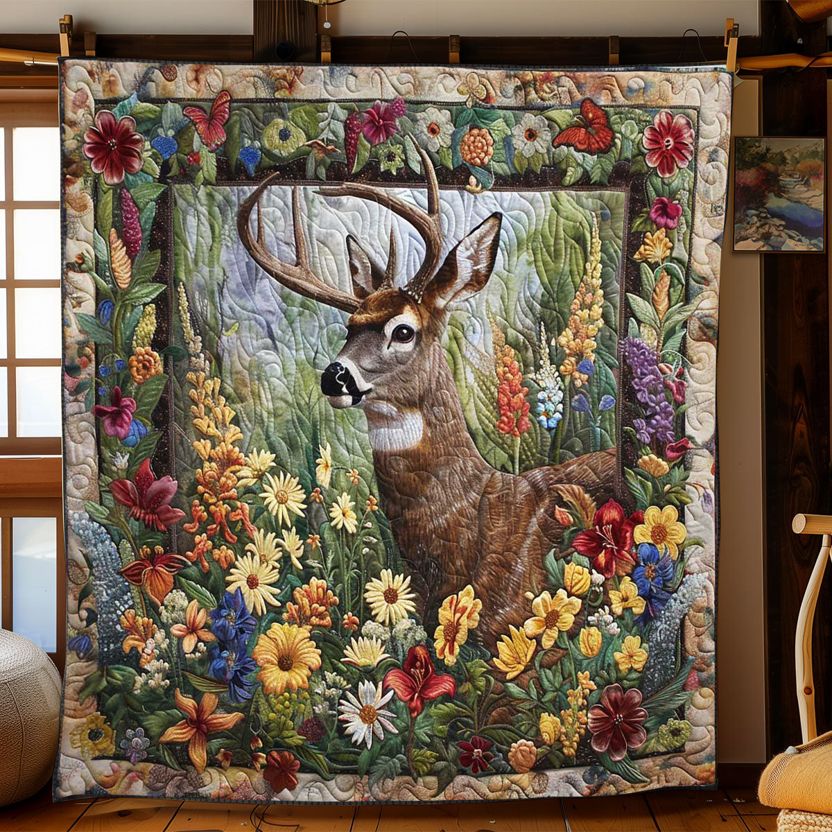 Giraffe Meadow WN2108133CL Quilt