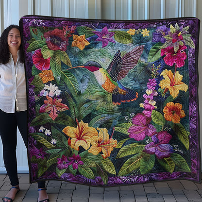 Glimmering Hummingbird WN0908132CL Quilt