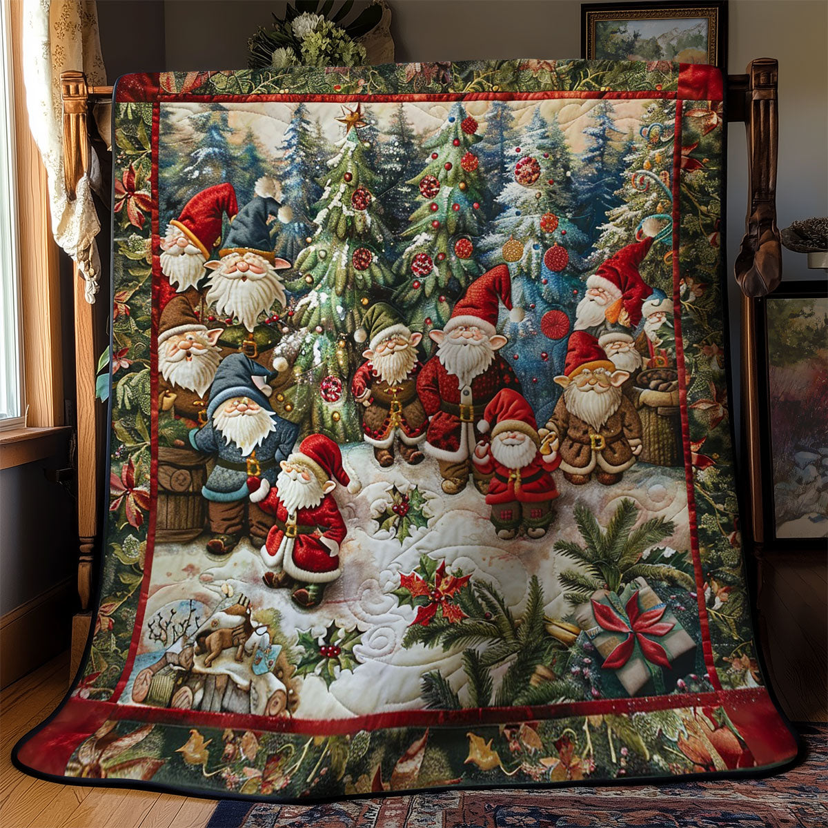 Gnomes Tour WM2108015CL Quilt