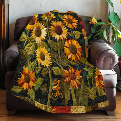 Golden Bloom WN2607009CL Quilt