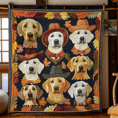 Golden Dogs Autumn Adventure WN2708015CL Quilt