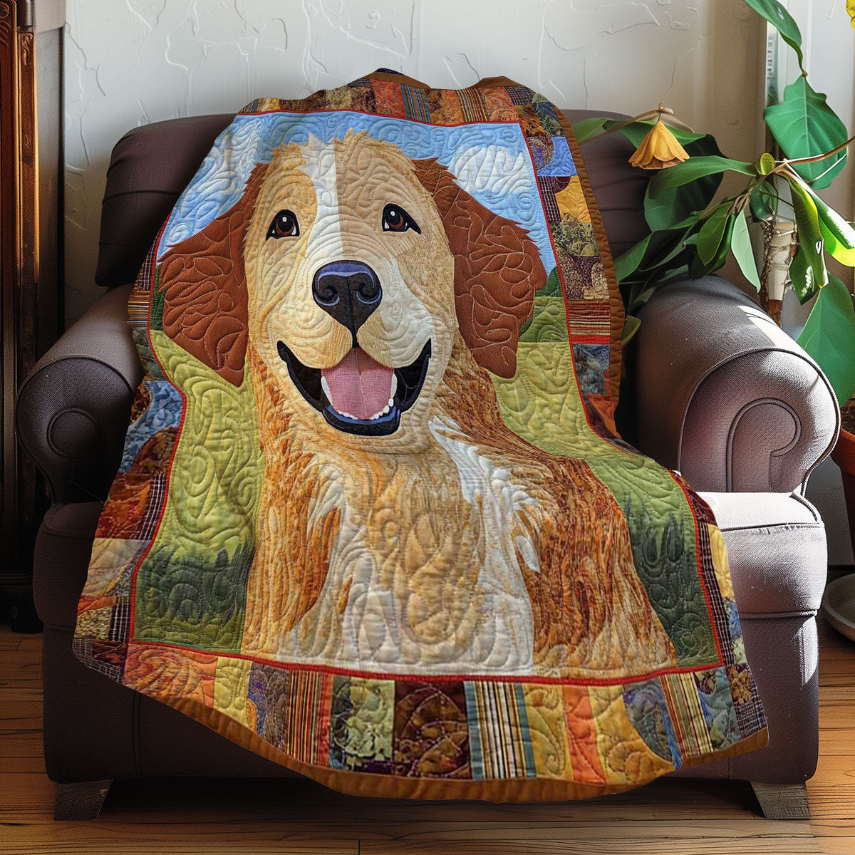 Golden Retriever Haven WN0608024CL Quilt