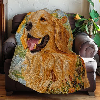 Golden Retriever Love WN0308030CL Quilt