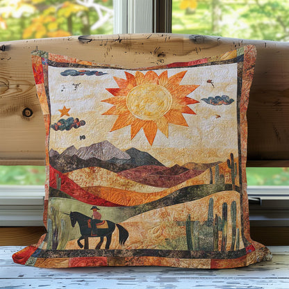 Golden Sun Cowboy WN0108012CL Quilt Pillow Case