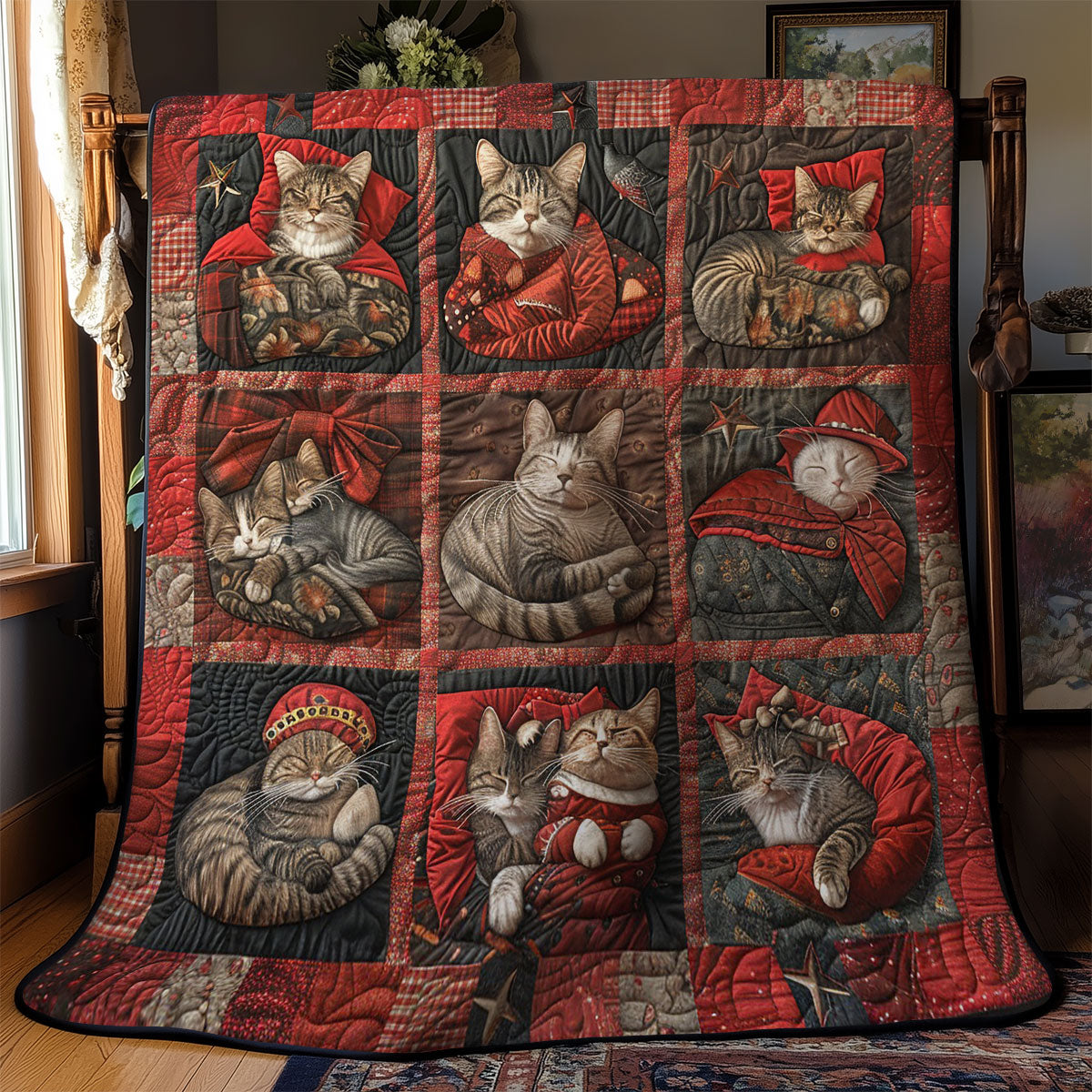 Good Night Cat WM0909024CL Quilt