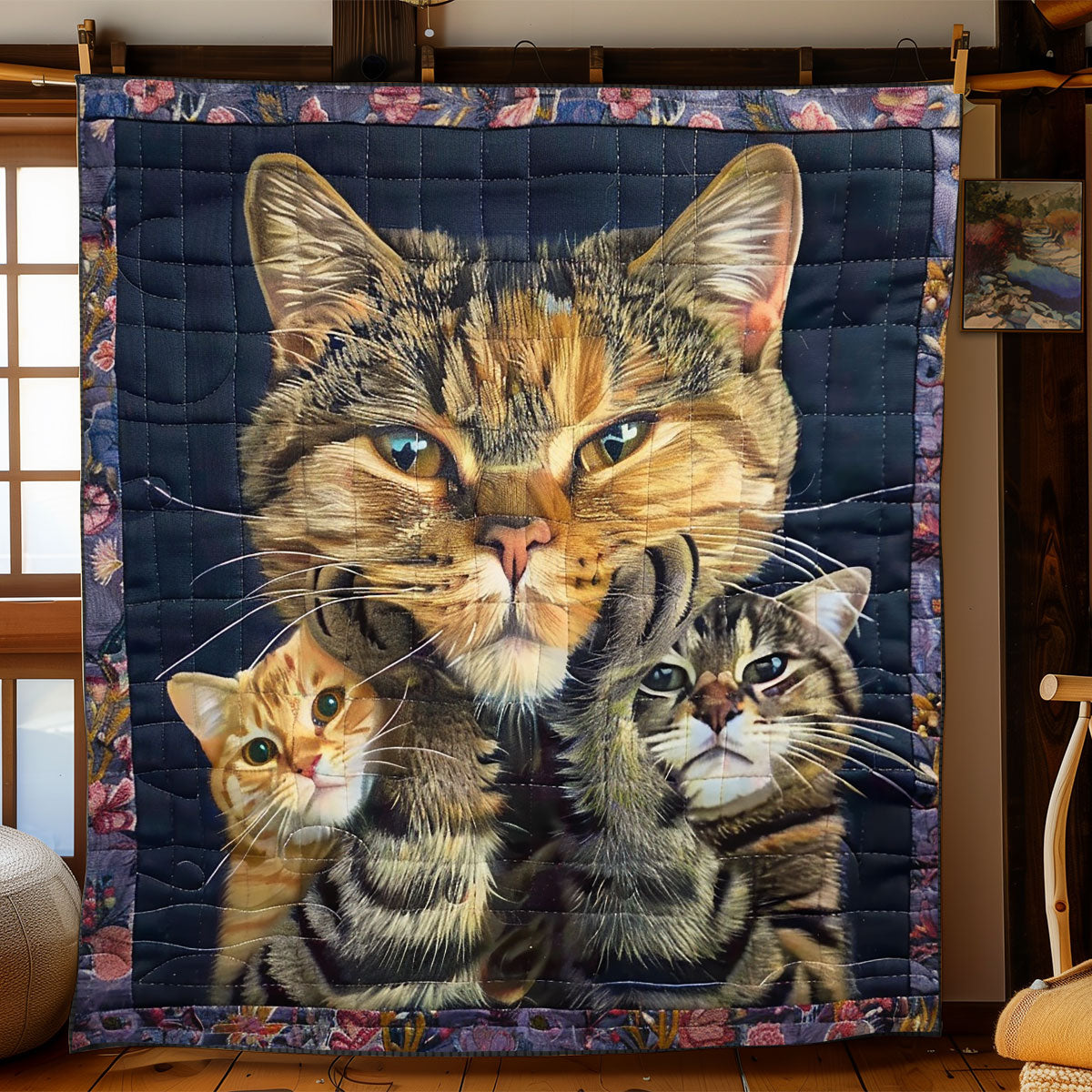 Graceful Cats WN2208010CL Quilt