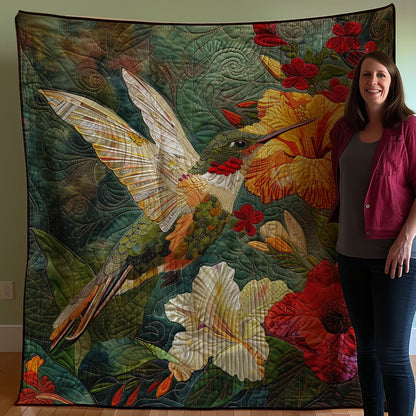 Green Hummingbird WM3007001CL Quilt