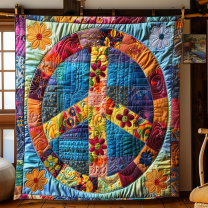 Groovy Peace WN2108042CL Quilt