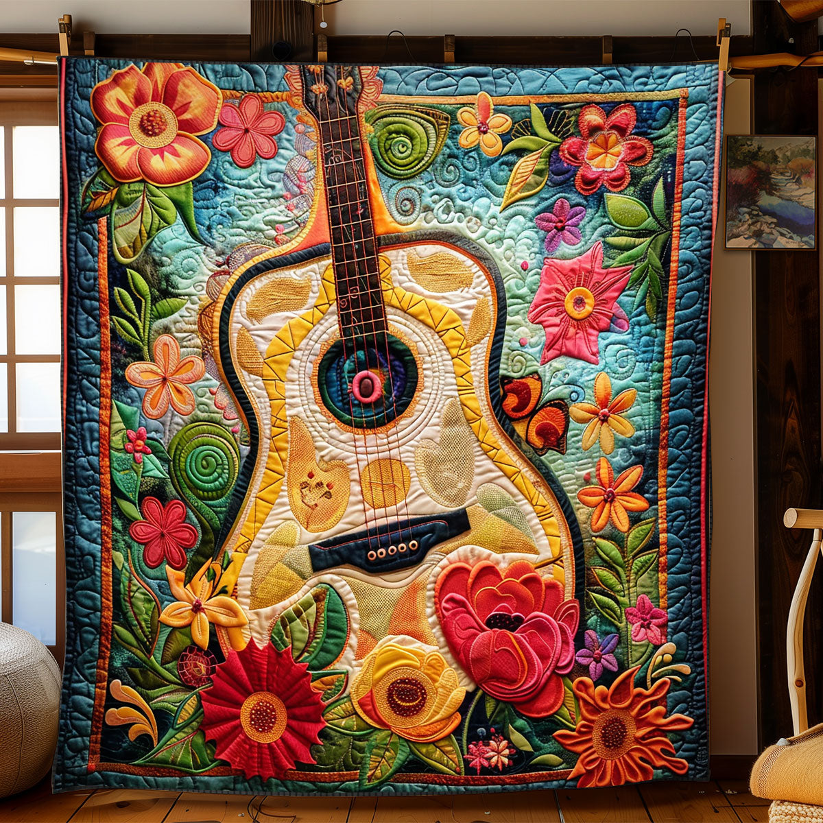 Guitar Bliss WN2208122CL Quilt