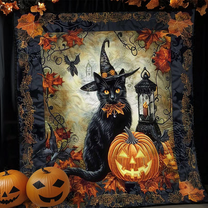 Halloween Black Cat Magic WN1908096CL Quilt