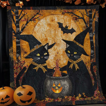 Halloween Cat's Hex WN1408045CL Quilt