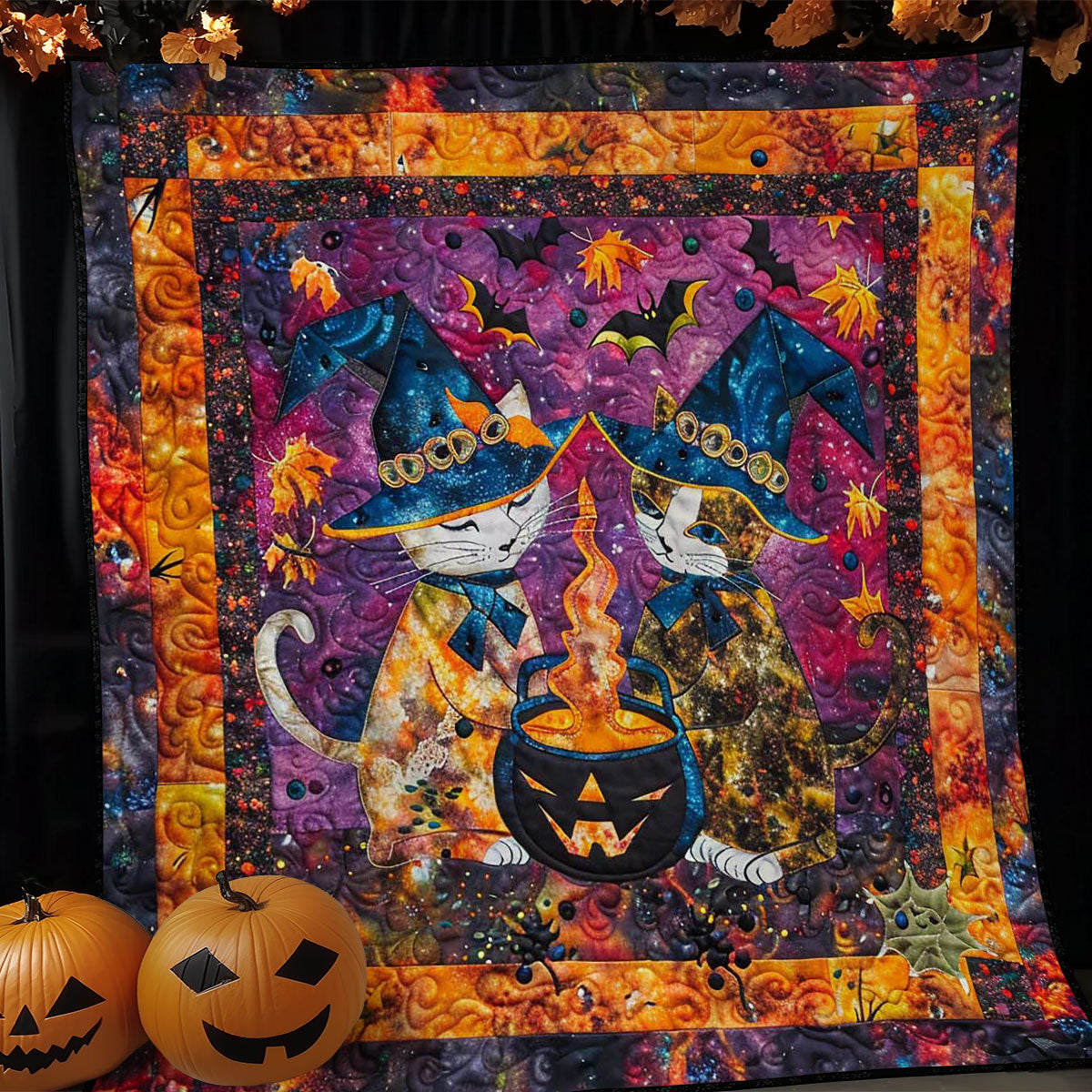 Halloween Cat's Potion WN1408038CL Quilt