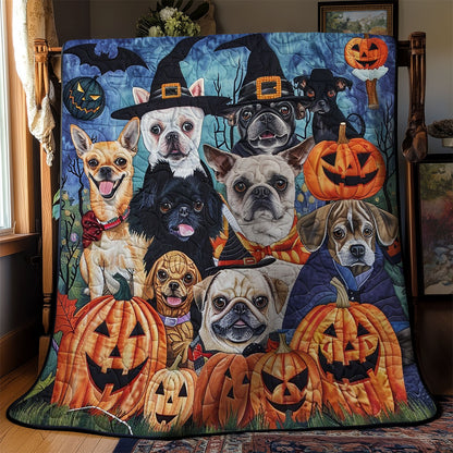 Halloween Dogs WM2308051CL Quilt