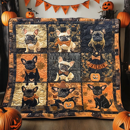 Halloween French Bulldog SR2008059CL Quilt