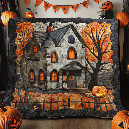 Halloween Haunted Manor SR1508005CL Quilt