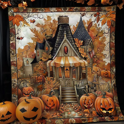 Halloween Pumpkin Palace WN1908067CL Quilt