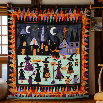 Halloween Witches' Crescent Moon Fest WN3008043CL Quilt