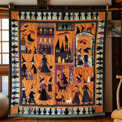 Halloween Witches' Magic Market WN3008044CL Quilt