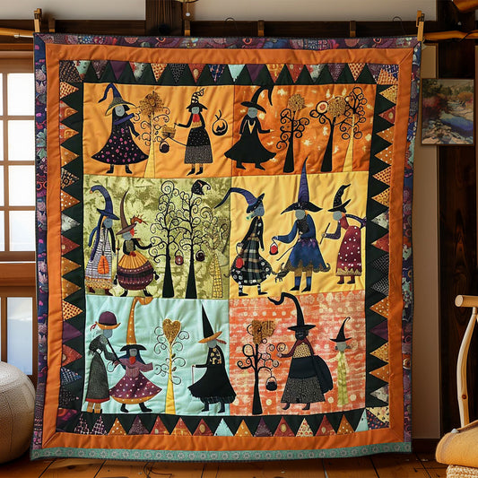 Halloween Witches' Magical Night WN3008040CL Quilt