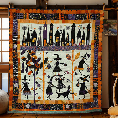 Halloween Witches' Midnight Feast WN3008045CL Quilt