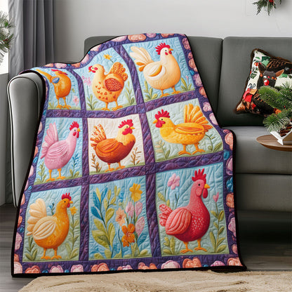 Happy Chickens WM0608018CL Quilt