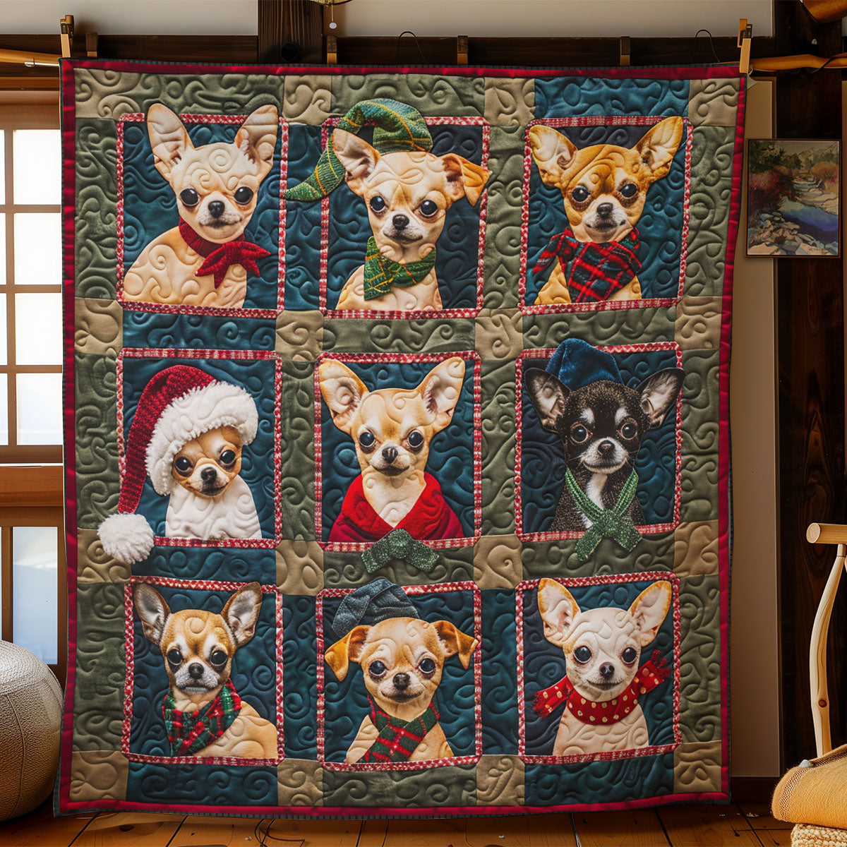 Happy Chihuahua SR2208043CL Quilt