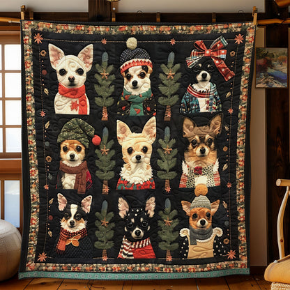 Happy Chihuahuas WN0909052CL Quilt