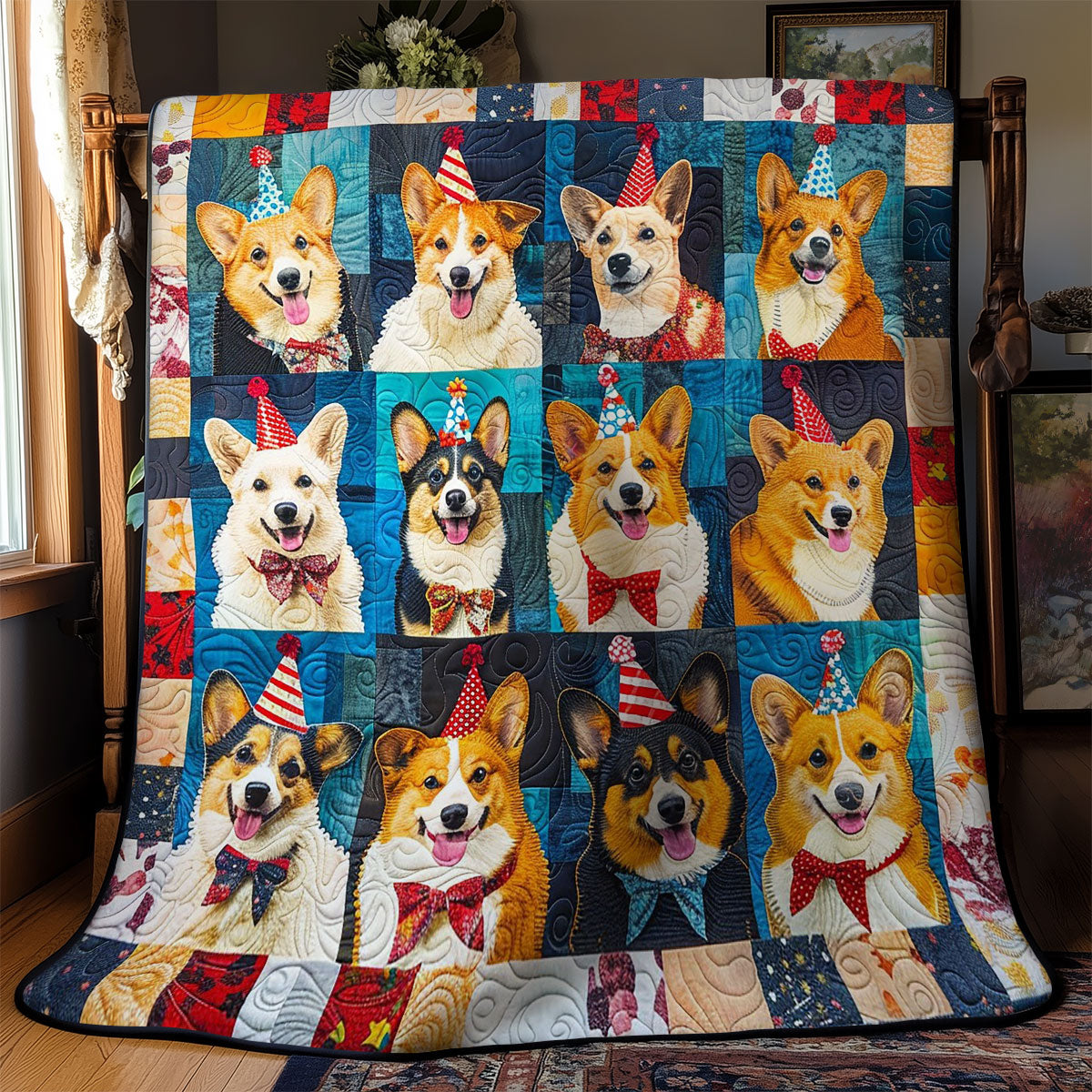 Happy Dogs WM2408020CL Quilt