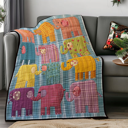 Happy Elephants WM0508023CL Quilt