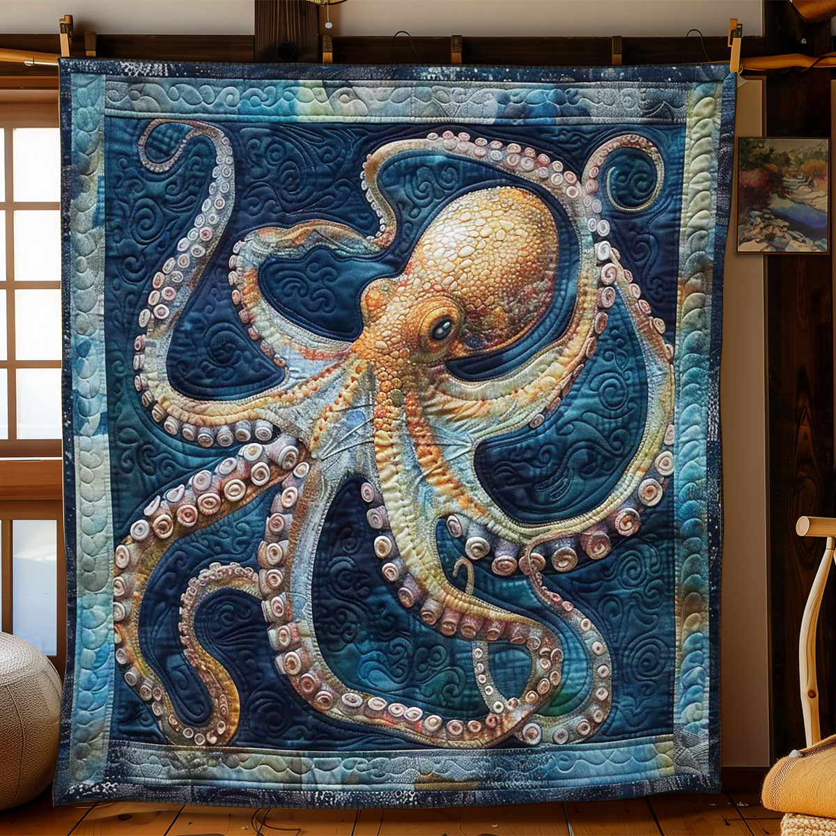 Happy Octopus WN1508009CL Quilt