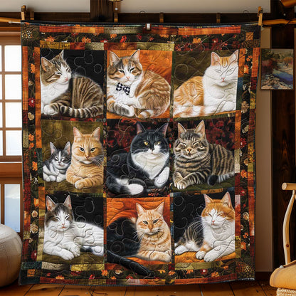 Harmonious Cats WN1508082CL Quilt