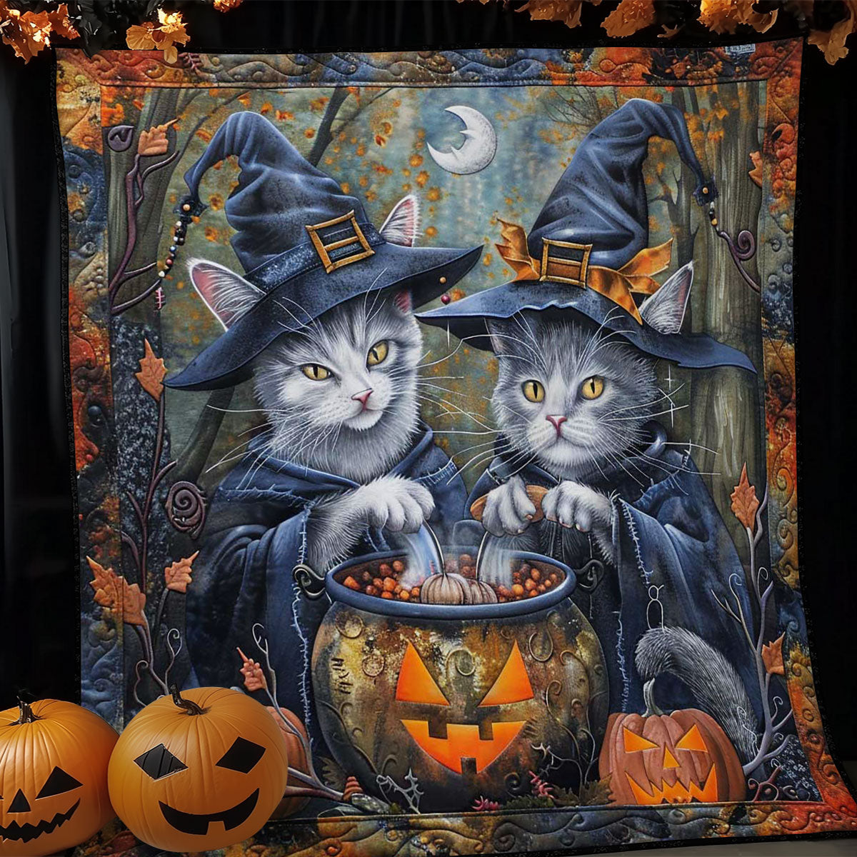 Haunted Cat's Concoction WN1408047CL Quilt