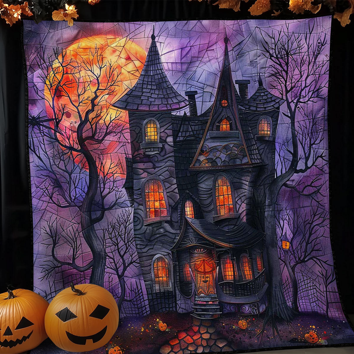 Haunting Halloween Keep WN1908094CL Quilt